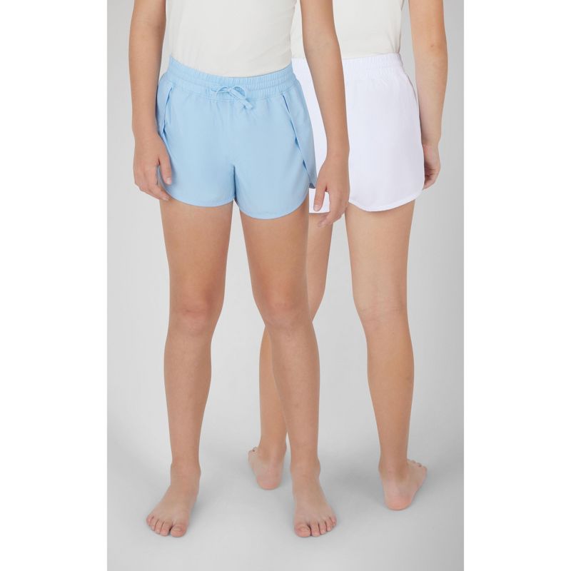 90 Degree By Reflex Girls 2Pk Lightstreme Start Line Running Short
