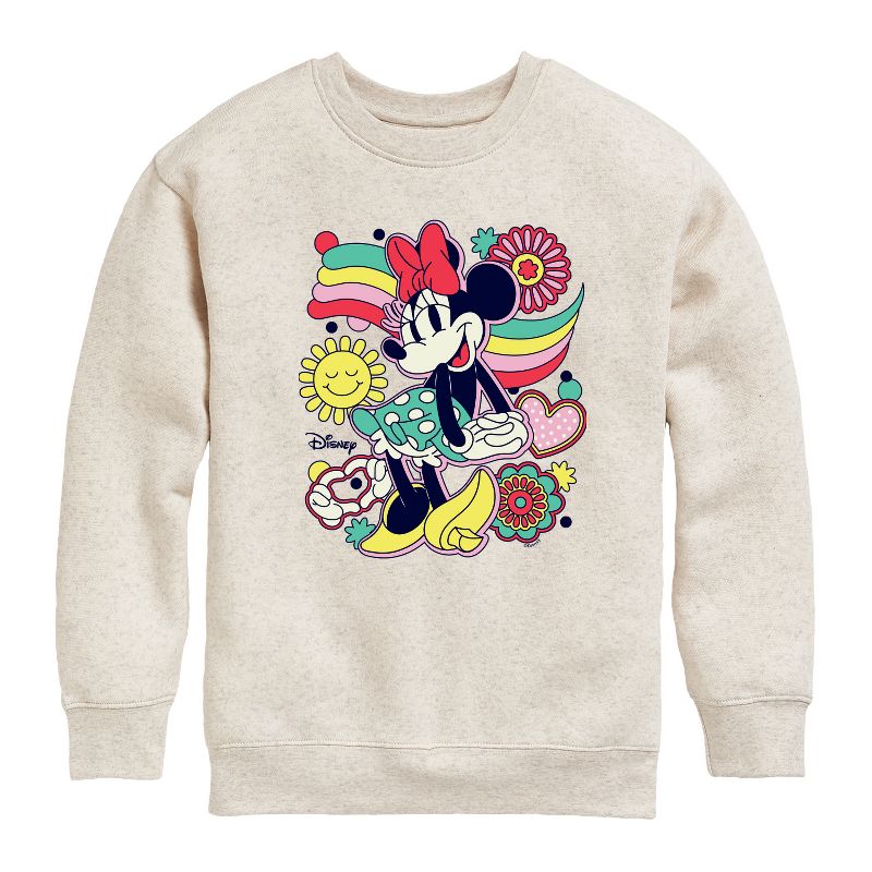 Boys' - Disney - Mickey & Friends Graphic Long Sleeve Fleece Sweatshirt