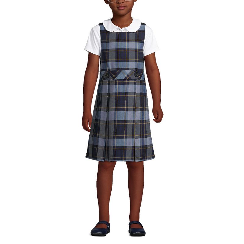 Lands' End Kids Uniform Plaid Jumper