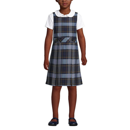 Lands' End Kids Uniform Plaid Jumper