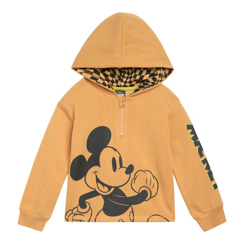 Disney Mickey Mouse Puppy Dog Pals Toy Story Cars Lion King Winnie the Pooh Monsters Inc. Fleece Half Zip Hoodie Toddler