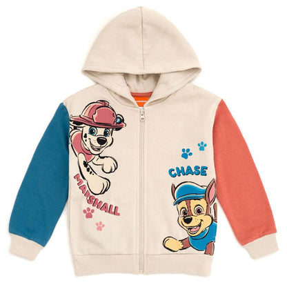 Paw Patrol Fleece Zip Up Hoodie Little Kid to Big Kid