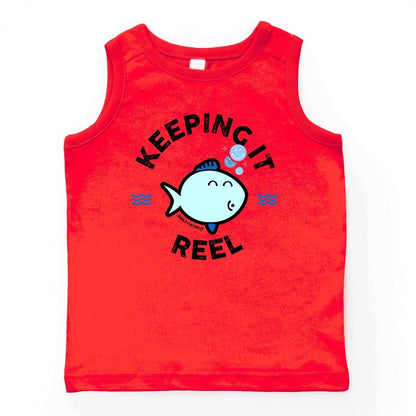 قميص خزان للشباب من The Juniper Shop SmileyWorld Keeping It Reel Fish