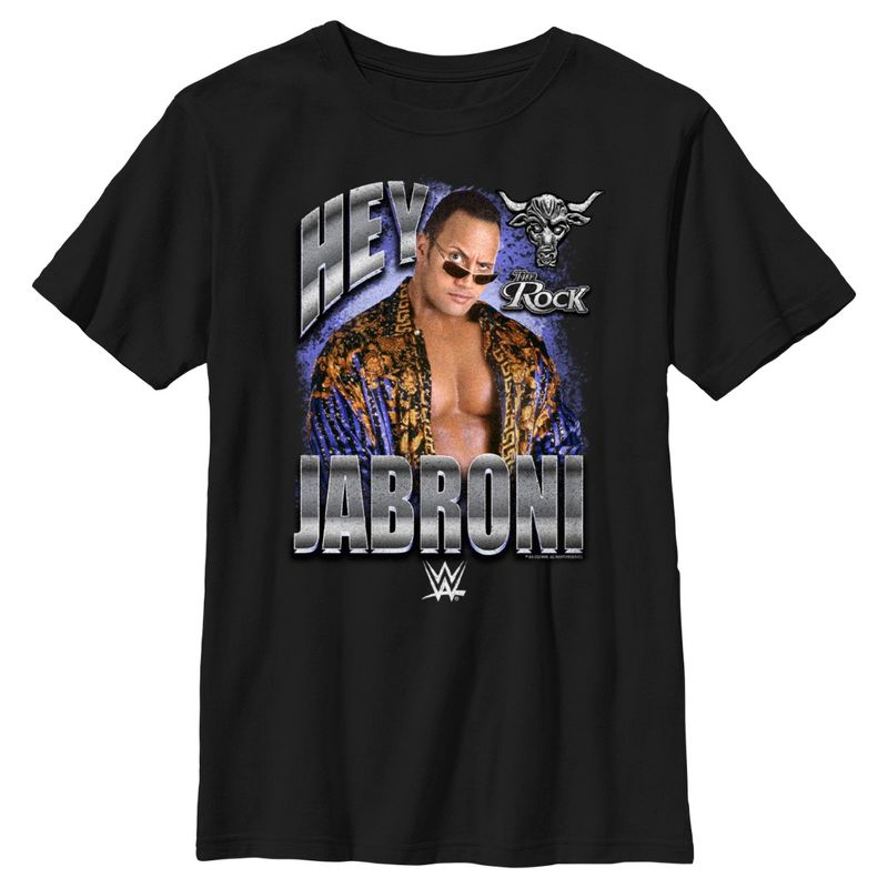 تي شيرت WWE The Rock Hey Jabroni للأولاد