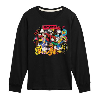 Boys' - Disney - Sticker Group Long Sleeve Graphic T-Shirt