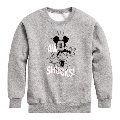 Boys' - Disney - Mickey & Friends Graphic Long Sleeve Fleece Sweatshirt