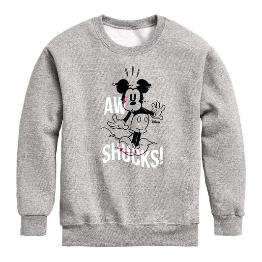 Boys' - Disney - Mickey & Friends Graphic Long Sleeve Fleece Sweatshirt