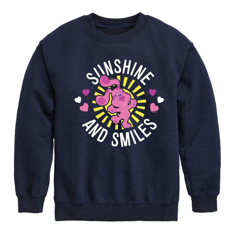 Boys' - Blue's Clues & You! - Mommy Is My Sunshine Graphic Long Sleeve Fleece Sweatshirt