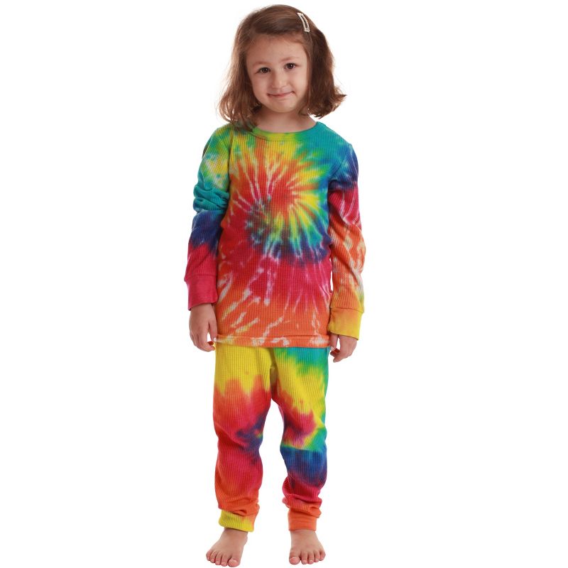 مجموعة ملابس نوم حرارية متناسقة دافئة من Just Love Tie Dye Mommy &amp; Me للنساء والأطفال