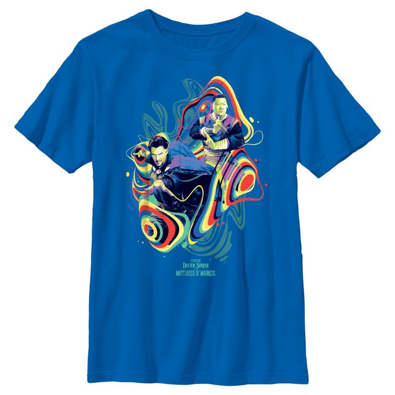Boy's Marvel Doctor Strange in the Multiverse of Madness Groovy Magic T-Shirt