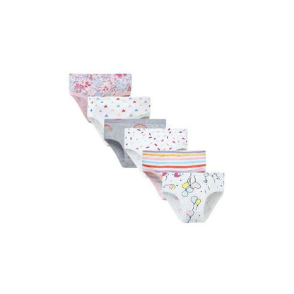 Girls 6 Pack Underwears Ultra Smooth and Soft Cotton