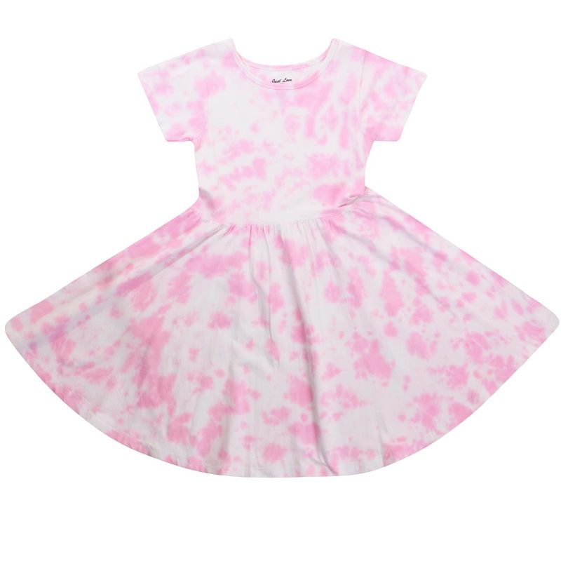 Just Love Girls Twirl Dress Girls Short Sleeve Twirly Skater Dress