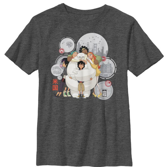 Boy's Big Hero 6 Group Hug T-Shirt