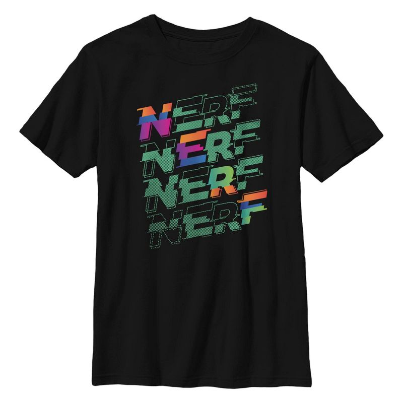 Boy's Nerf Gradient Glitch T-Shirt