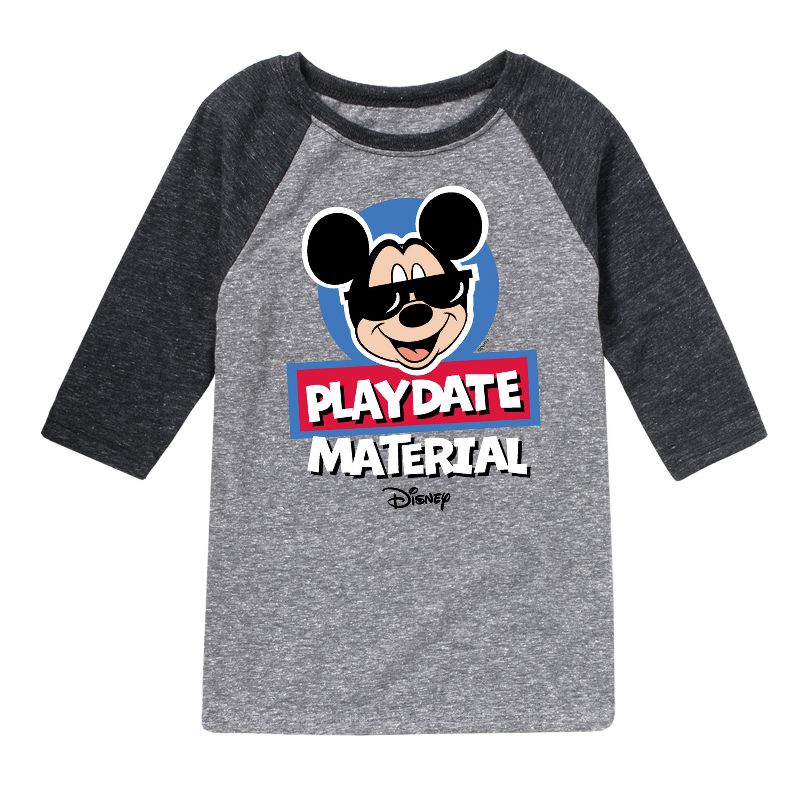 Boys' - Disney - Playdate Material Raglan Graphic T-Shirt