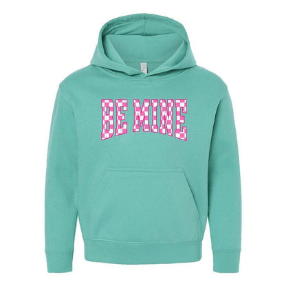 The Juniper Shop Be Mine Distressed Checkered Youth Graphic Hoodie