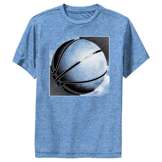 Boy's Lost Gods Metallic Basketball Ball Performance Tee