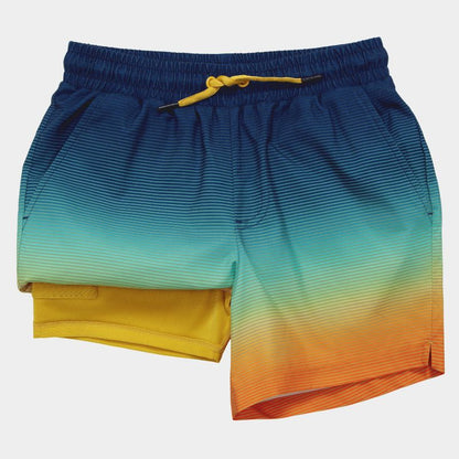 Rokka&Rolla Boys' Swim Shorts with Compression Liner