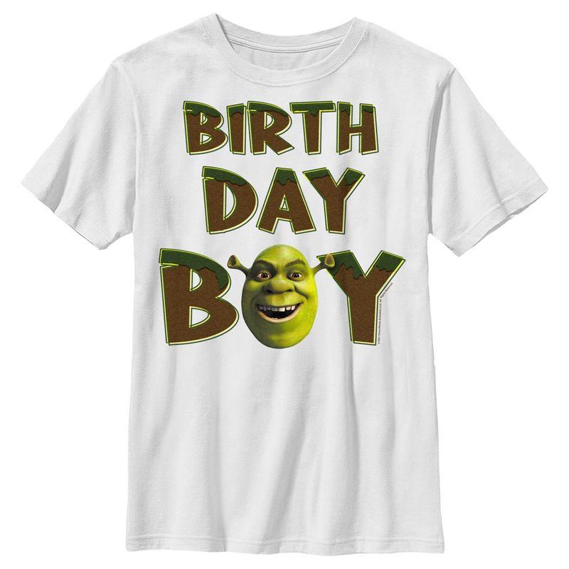 Boy's Shrek Birthday Boy Shrek T-Shirt