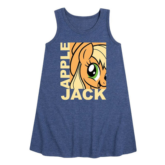 Girls' - My Little Pony - Apple Jack Graphic Sleeveless Aline Dress