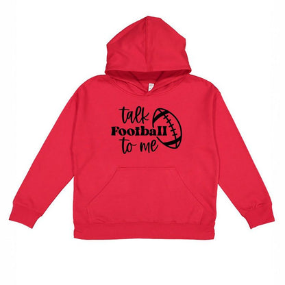 The Juniper Shop Talk Football To Me Ball Youth Graphic Hoodie