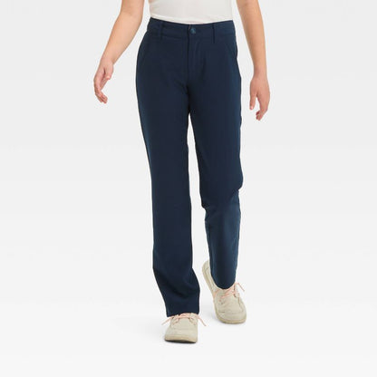 Girls' Quick Dry Straight Fit Uniform Pants - Cat & Jack™