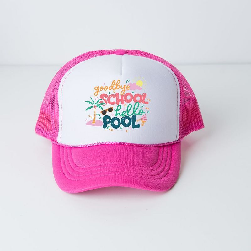 The Juniper Shop Goodbye School Hello Pool Youth Foam Trucker Hat