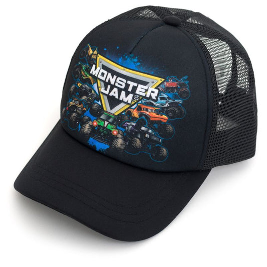 قبعة بيسبول Monster Jam Grave Digger El Toro Loco Megalodon Baby Mesh قابلة للتعديل بغطاء للرأس لحديثي الولادة