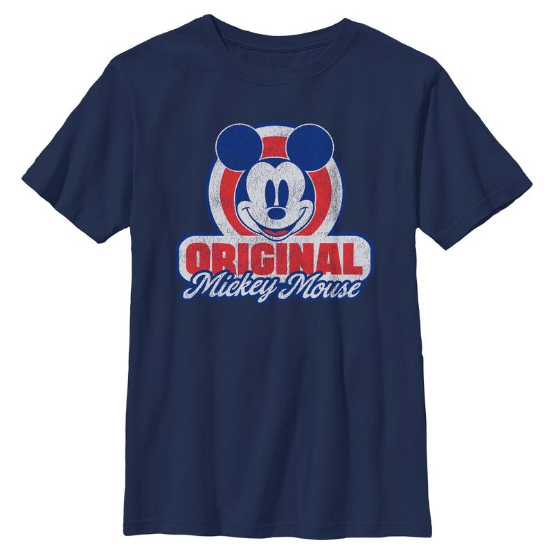 تي شيرت ميكي وأصدقائه الأصلي بشعار ريترو للأولاد