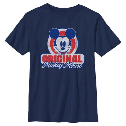 تي شيرت ميكي وأصدقائه الأصلي بشعار ريترو للأولاد