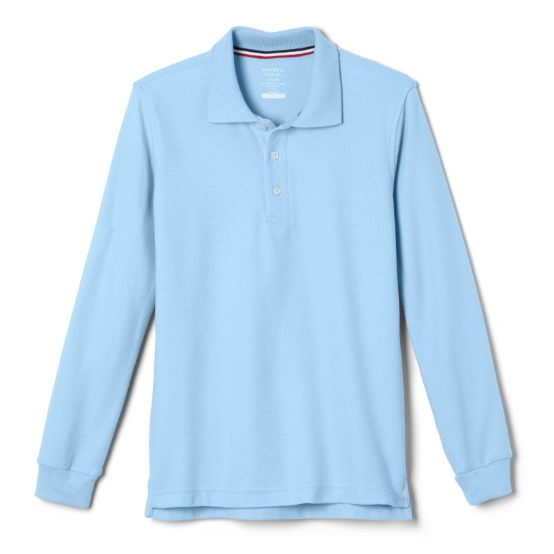 French Toast School Uniform Co-Ed Long Sleeve Pique Polo (Part 2)