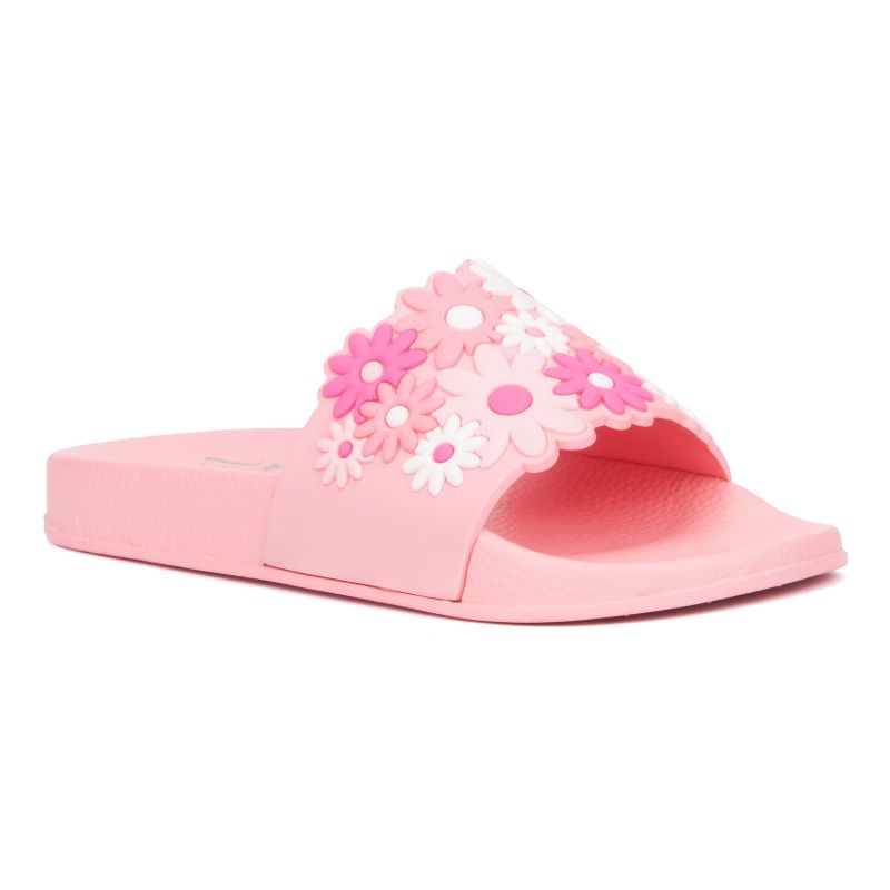 Olivia Miller Girl's Cool Gurl Slide Slippers