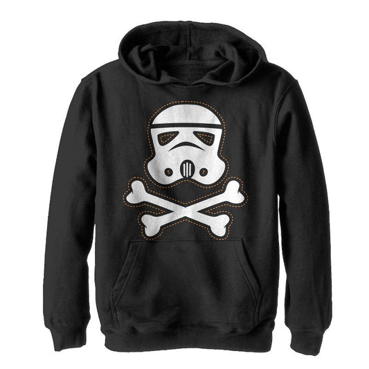 Boy's Star Wars Halloween Stormtrooper Crossbones Pull Over Hoodie