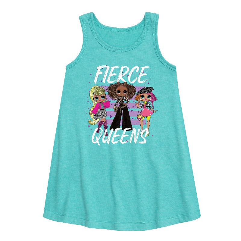 Girls' - LOL Surprise! - Fierce Queens Graphic Sleeveless Aline Dress