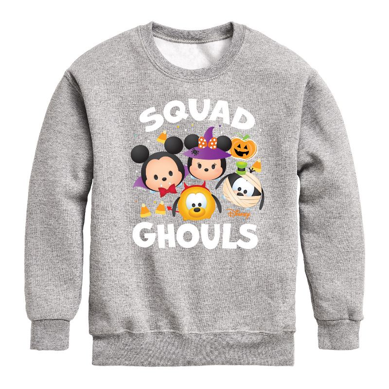 Boys' - Disney - Squad Ghouls Graphic Long Sleeve Fleece Sweatshirt