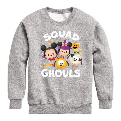 Boys' - Disney - Squad Ghouls Graphic Long Sleeve Fleece Sweatshirt