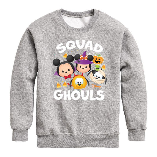 Boys' - Disney - Squad Ghouls Graphic Long Sleeve Fleece Sweatshirt