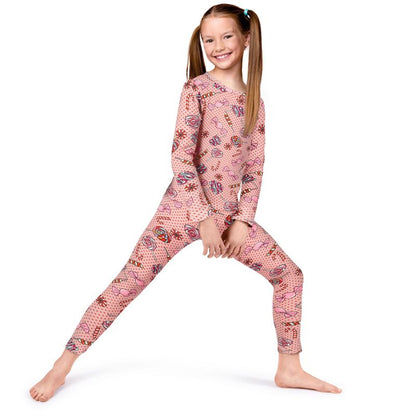 Rocky Thermal Underwear for Girls, Long Johns Fleece Lined Set, Shirt & Pants, Base Layer (Part 2)