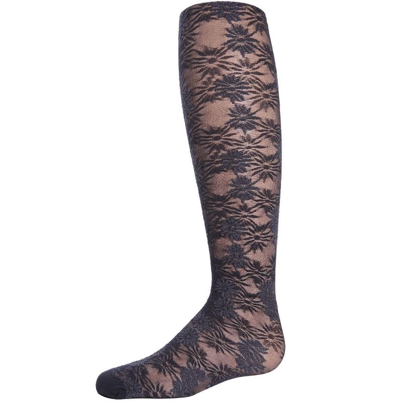 Memoi Girls' Flower Bunches Sheer Tights