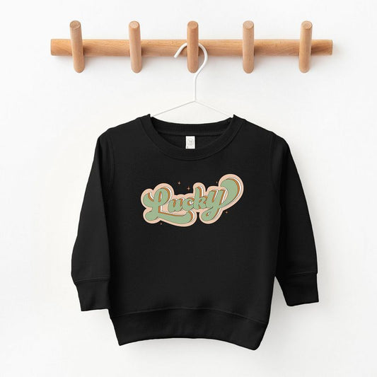 The Juniper Shop Lucky Retro Stars Youth Ultra-Soft Graphic Sweatshirt