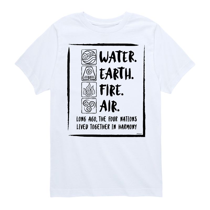 Boys' - Avatar: The Last Airbender - Elements Harmony Short Sleeve Graphic T-Shirt