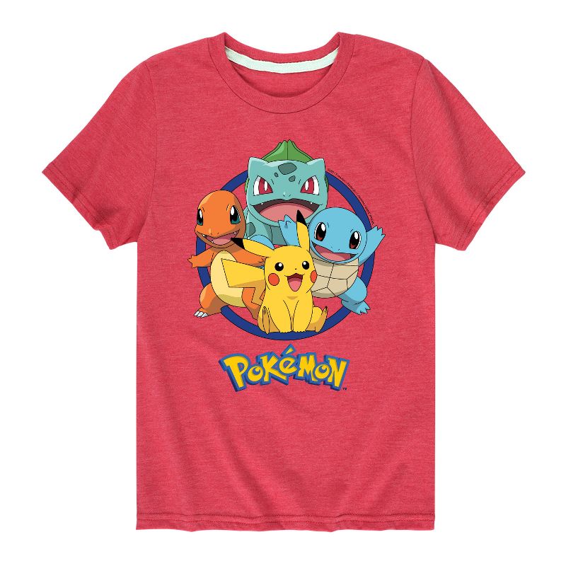 تي شيرت جرافيكي بأكمام قصيرة للأولاد - بوكيمون - بوكيمون للمبتدئين