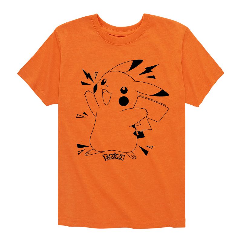 تي شيرت جرافيكي بأكمام قصيرة للأولاد - بوكيمون - بوكيديكس بيكاتشو