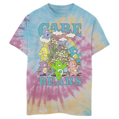 Boy's Care Bears Floral Night T-Shirt
