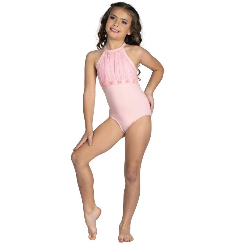 لباس ضيق دانز إن موشن 25101C بيلا للفتيات بتفاصيل أمامية وظهر به ثقب مفتاح