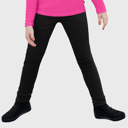 City Threads USA-Made Girls Soft Fleece Comfortable & Stylish Stretch Leggings for Toddlers/Kids (Part 2)