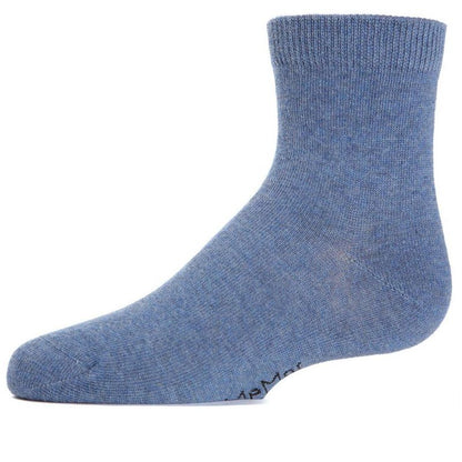 Memoi Basics Kids Cotton Blend Ankle Socks