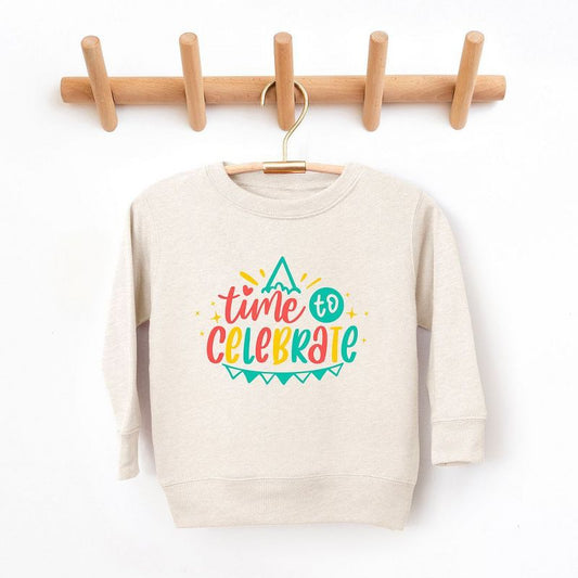 The Juniper Shop Time To Celebrate Youth Ultra-Soft Graphic Sweatshirt