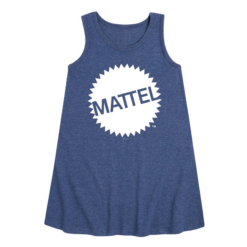 Girls' - Mattel - Mattel Original Logo Graphic Sleeveless Aline Dress