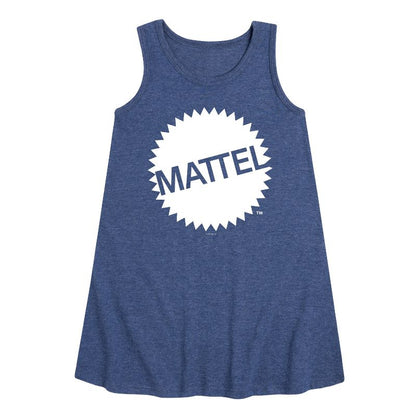 Girls' - Mattel - Mattel Original Logo Graphic Sleeveless Aline Dress